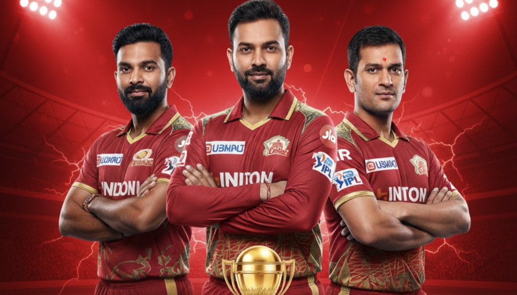 Cricket players with the message a smarter way to stay connected are featured on the Khelofun website banner.