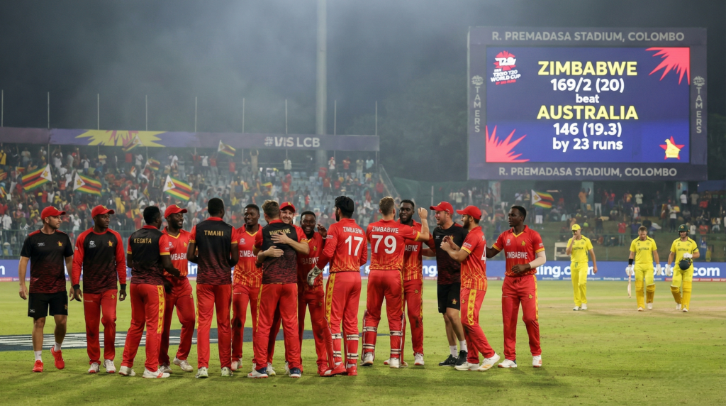 Zimbabwe Stuns Australia: 23-Run Victory in T20 World Cup 2026