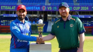 Ireland and Afghanistan celebrating historic upset victories against top teams in the T20 World Cup